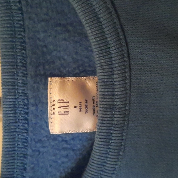 Little Boy GAP sweatshirt (Blue /Yellow) - Picture 2 of 2